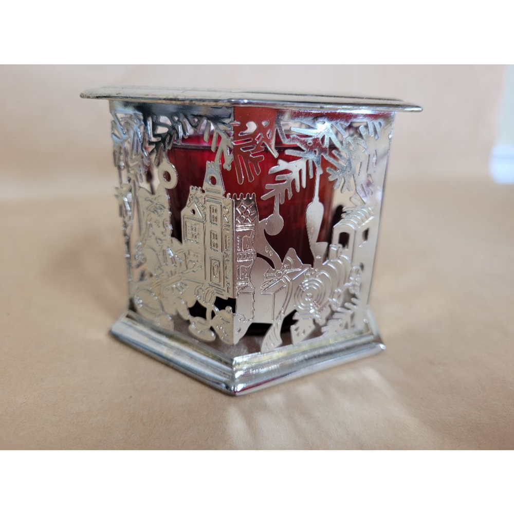 Towle Silversmiths Home Decor Silver and Red Antique toys Votive